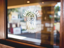 Load image into Gallery viewer, Already Gone I'm With The Band Dreamcatcher decal on window